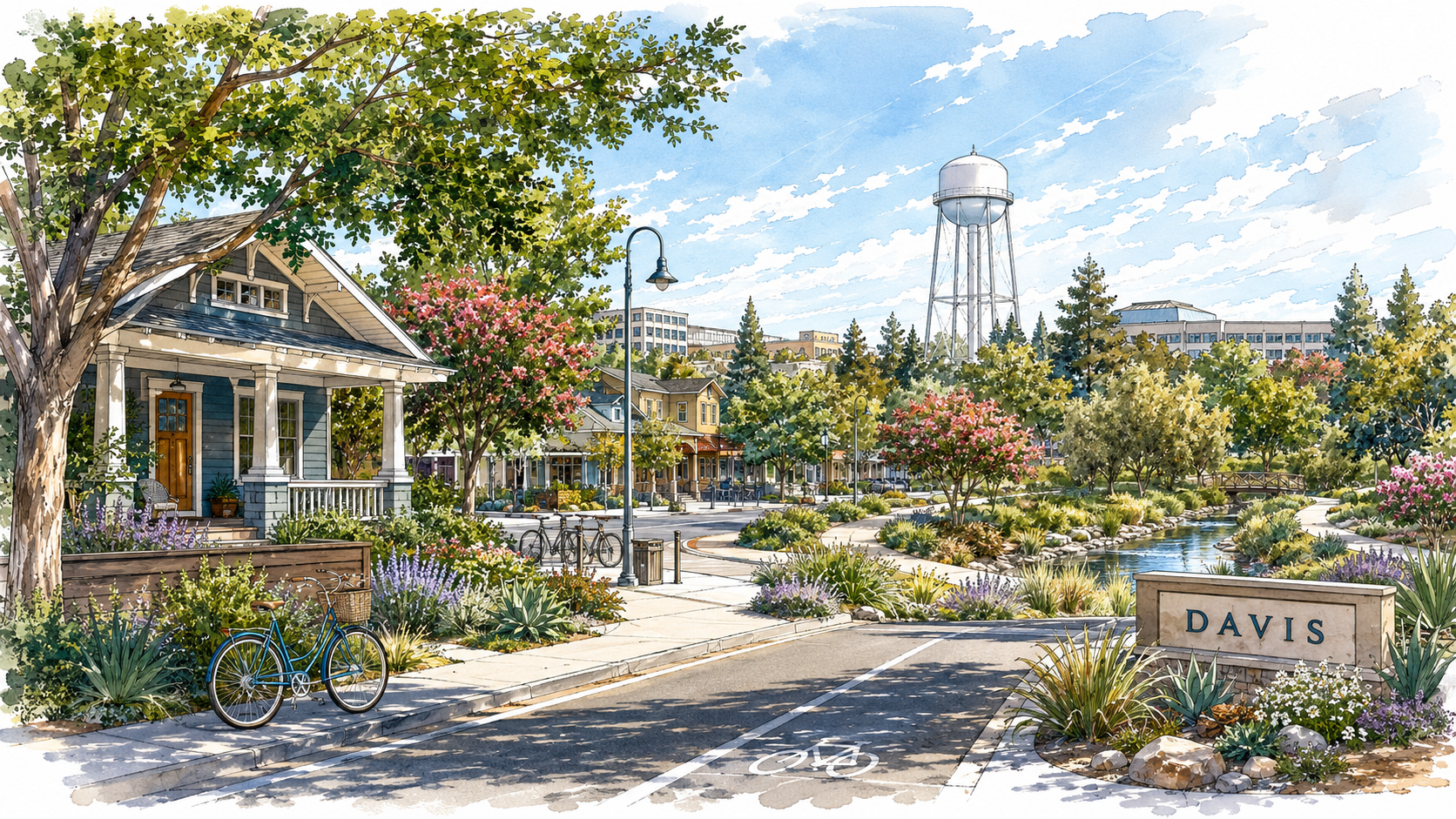 Davis, CA real estate and community overview